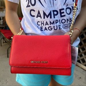 MK Jet Set Travel md Crossbody Bag